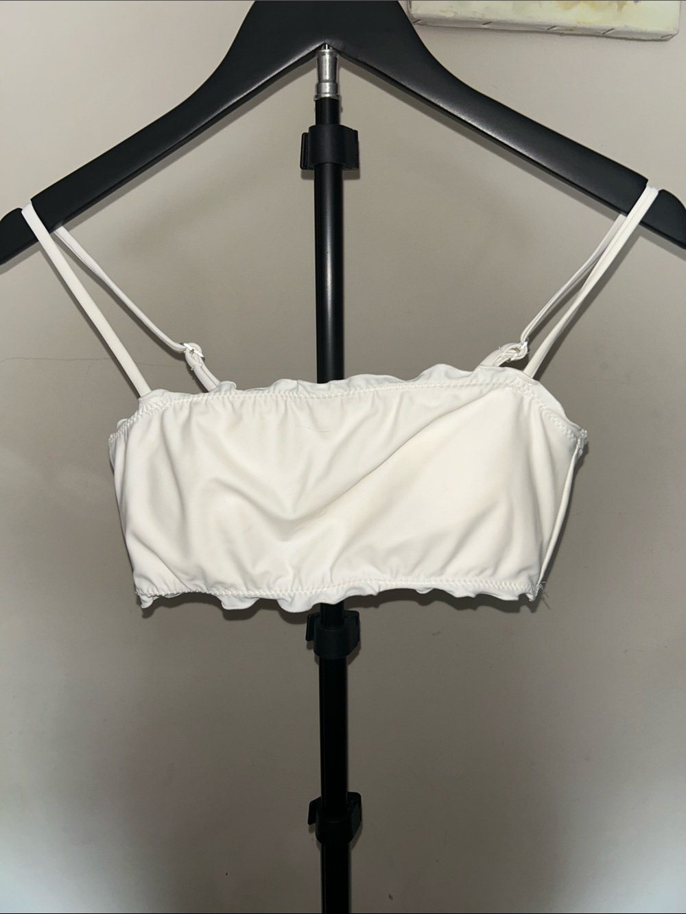 No Boundaries White Bandeau Bikini Top
